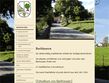 Tablet Screenshot of barkhausen-schuetzenverein.de